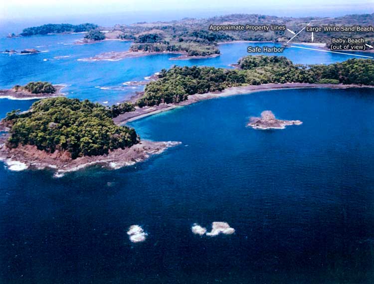 Aerial view of Isla Parida
